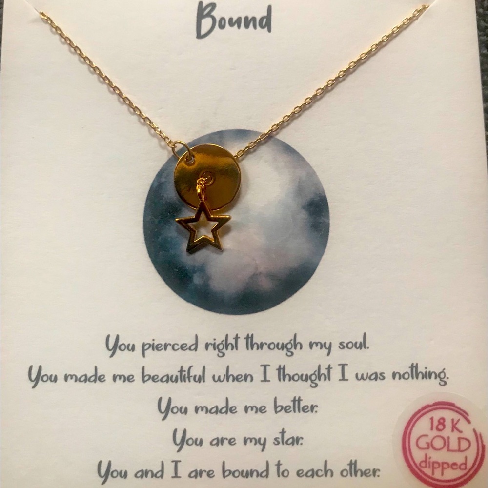 🆕”Bound” Dainty 18kt. Gold Dipped Necklace⭐️💫🌟✨